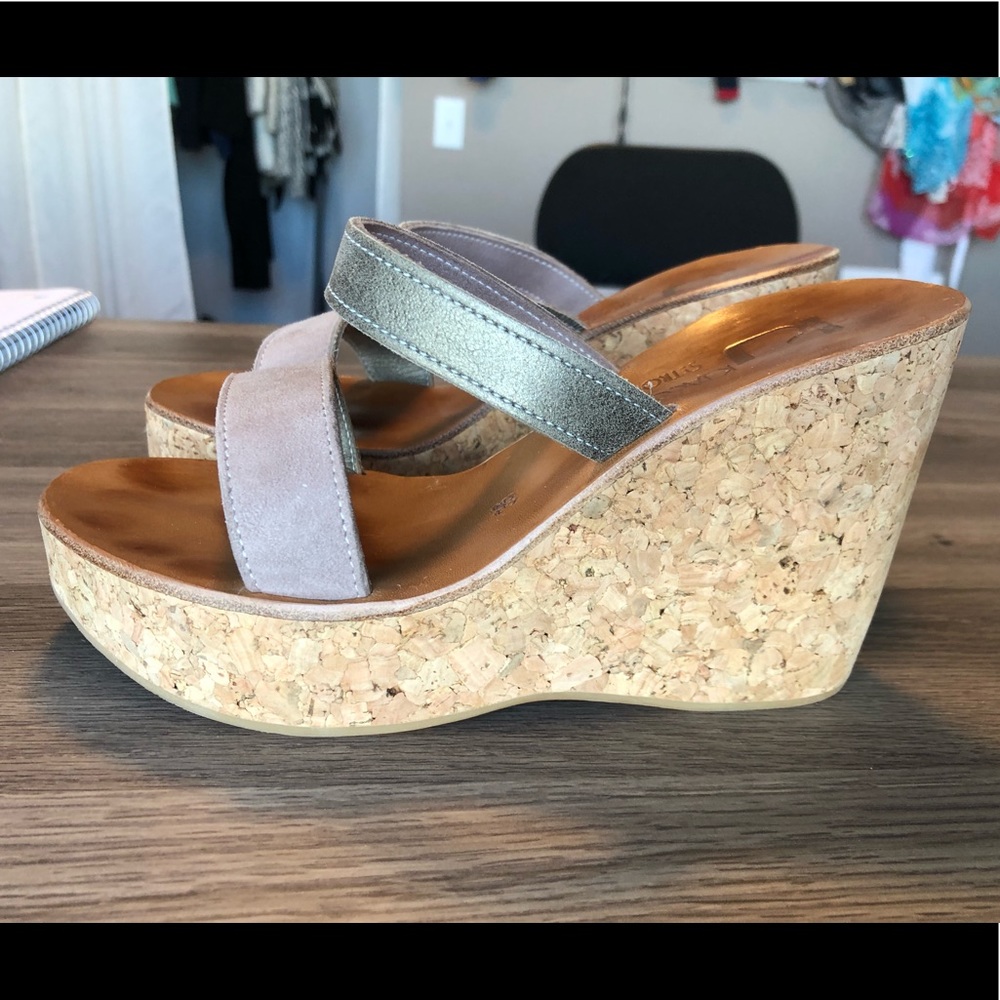 Designer Cork Wedges